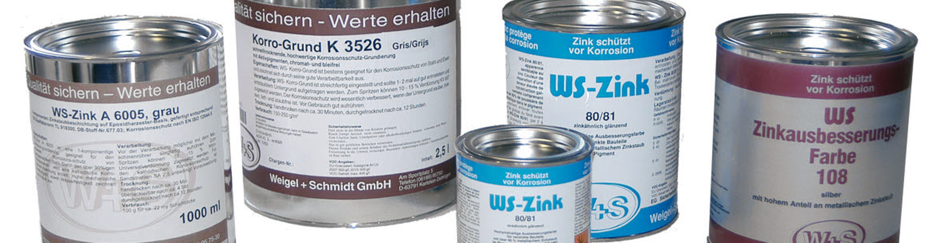 WS-Zink peintures